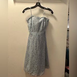 Ann Taylor Lace Strapless Dress Size 2P